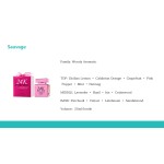 LONKOOM 24K PURE PINK Sauvage Perfume for Women 25ml, Woody Aromatic Long‑Lasting Eau De Parfum Spray